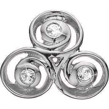 Christina Collect sølv Trippel spiral, Triple spiral med blank overflade, model 630-S189