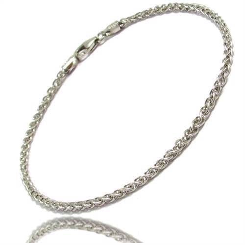 Hvede - Rhodineret sterling sølv halskæder i bredden 1,30 mm og længde 60 cm