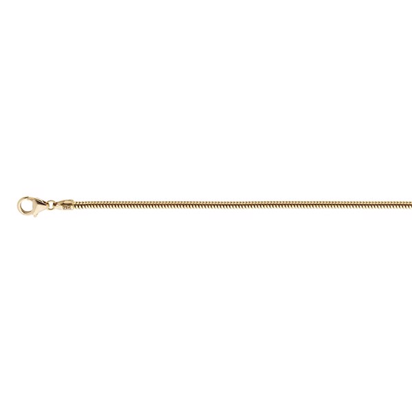 Slangekæde i 18 karat guld - 1,7 mm bred, 70 cm lang | Svedbom