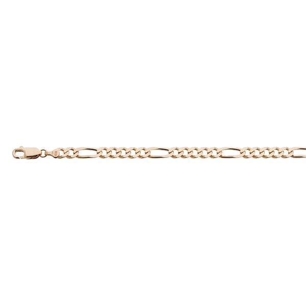 Figaro kæde i 18 karat guld - 4,15 mm bred, 60 cm lang | Svedbom
