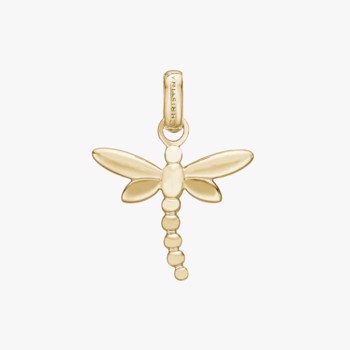 Dragonfly vedhæng i forgyldt sølv fra Christina Jewelry