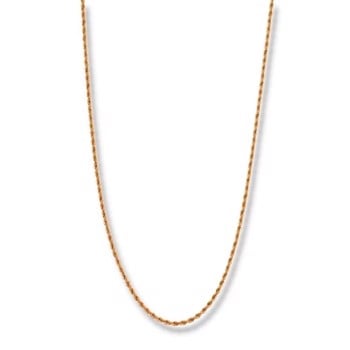 HAYES - Cordel kæde i guldfarvet stål, 3 mm bred, by Billgren