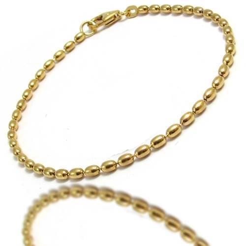 Oliven halskæde i 14 karat guld, bredde 2,3 mm og længde 60 cm