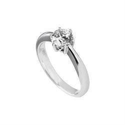 Diamonfire fingerring i sterling s�lv med zirkonia