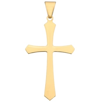 Kors fra BNH i blank 8 kt guld, Lille - 13 x 20 mm