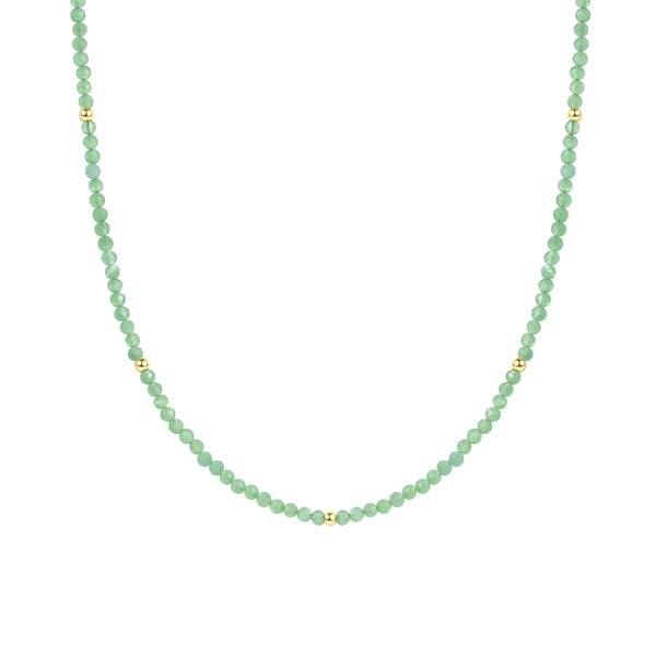 Kamilla halskæde i grøn fra MerlePerle