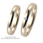 14 karat r�dgulds ringe med 0,02 ct brillant