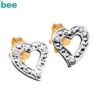 Diamant hjerte �restikker