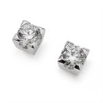 18 kt hvidgulds brillant �restikker
