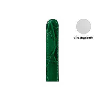 Christina Collect urrem, grøn - 16 mm med stålspænde
