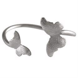 Sterling s�lv armring med sommerfugle fra Blicherfuglsang