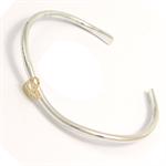 Sterling silver with 14 karat gold heart from Blicherfuglsang