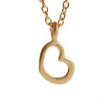 14 kt heart pendant from Blicherfuglsang
