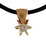 14 kt guld vedh�ng fra Blicherfuglsang m/ 0,49 ct brillant