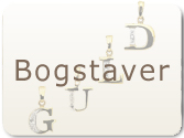 Bogstaver og navnevedh&aelig;ng p&aring; Guldsmykket.dk - stort udvalg