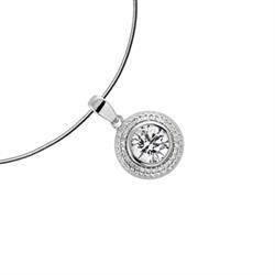 Diamonfire Vedh�ng i sterling s�lv med zirkonia