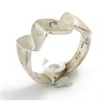 Silver fingerring of 925 silver