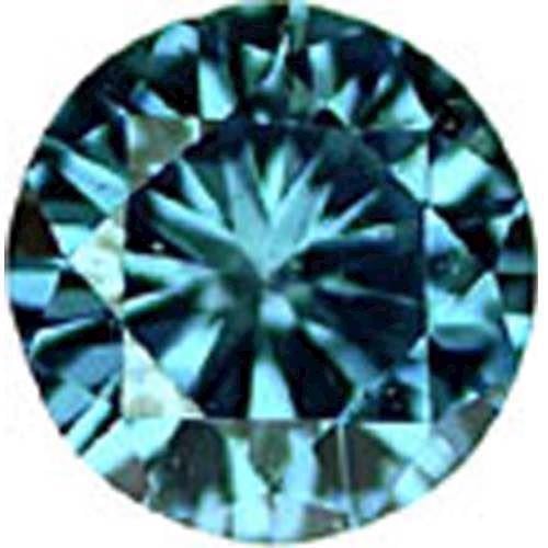 Ocean Blue brillant Slebet Diamanter 0,02 carat - Ø 1,7 mm