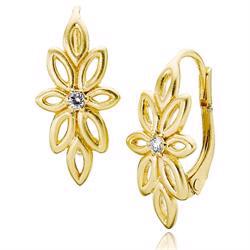 Blossom Izabel Camille forgyldte blomster �reringe