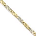 Aquarius carved, 8 kt r�d- og hvidguld fra Houmann I/S