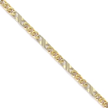 Ara stripe, 8 kt r�d- og hvidguld fra Houmann I/S