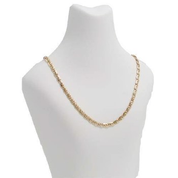 Caelum plain, 14 kt r�dgulds Italiensk halsk�de fra Houmann