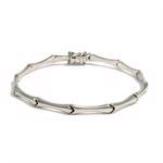 14 karat lille elegant hvidgulds armb�nd