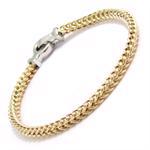 R�vehale armb�nd i 14 kt guld