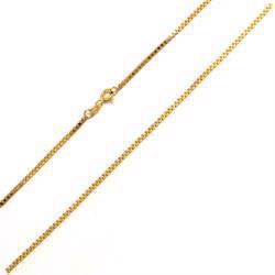 Italiensk Venezia halsk�de i 14 karat guld, 42-50 cm