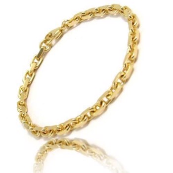 14 kt Anker Facet Guld armb�nd og halsk�der
