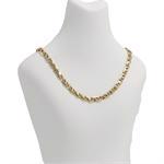 Capri plain, 14 kt r�dguld halsk�de 6,0 mm og 45 cm