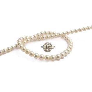 7 mm Ferskvands perlek�de med s�lvl�s