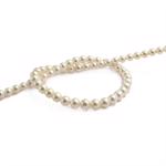 Ferskvands perle halsk�de af 7 mm perler