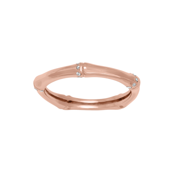Rosa forgyldt sølv ring FLORINANOR 3mm, fra Joanli Nor