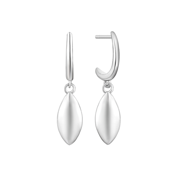 Sølv creoler, fra Støvring Design