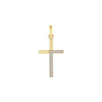 8 karat Guld kors vedhæng fra Støvring Design