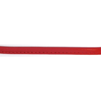 Læderarmbånd m/rosaforg. sølv lås farve17, fra Heinzendorff