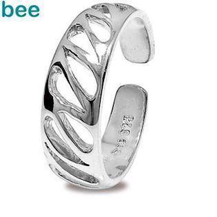 Modernet bred s�lv t�ring