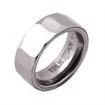 Trueman tungstens fingerring med facetter