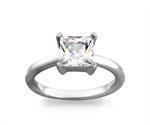 Esprit poleret s�lv ring med pink zirkonia