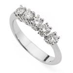 18 kt hvidgulds brillant ring