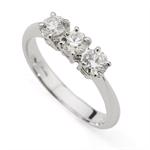 18 kt hvidgulds brillant ring