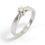 14 kt Toftegaard Wesselton ring med 0,08 ct Wesselton VVS