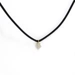 R� diamant med 18 karat guld l�kke