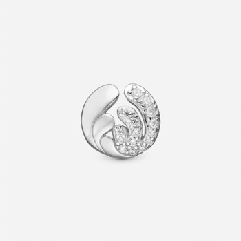 Christina Jewelry, Sølv charm til sølvarmbånd eller 4 mm slim læderarmbånd - Ocean Splash