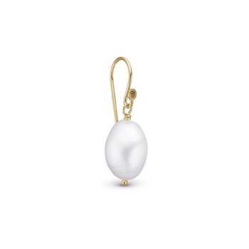 Pearl Dream forgyldt sølv Ørering fra Christina Jewelry