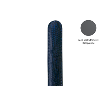 Christina Collect urrem, blå - 16 mm med sort stålspænde
