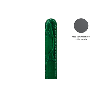 Christina Collect urrem, grøn - 16 mm med sort stålspænde