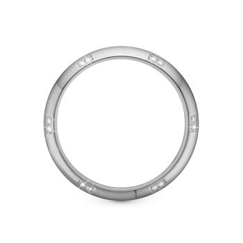 Christina Jewelry & Watches forsølvet stål topring til Collect ur
