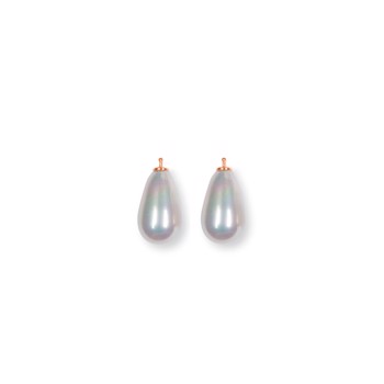 Mallorca perle dråbe farve07 m/rfg sølv - par, fra Heinzendorff